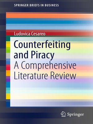 cover image of Counterfeiting and Piracy